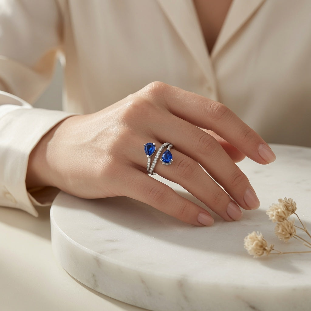 Wrap Ring - Blue