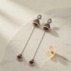 Kashmiri Jhumka - Silver (Pink)