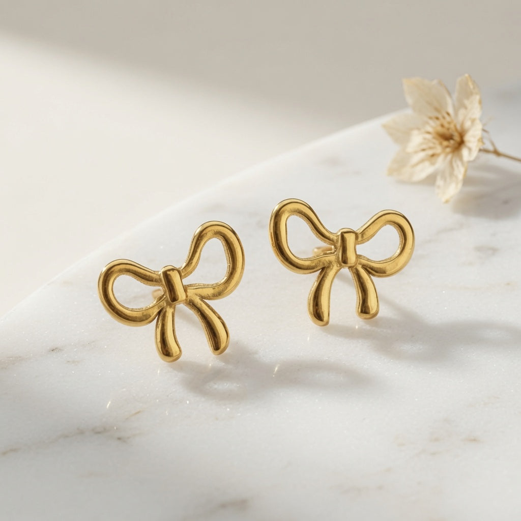 Bow Stud Earrings