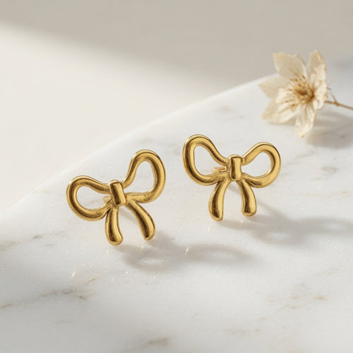 Bow Stud Earrings