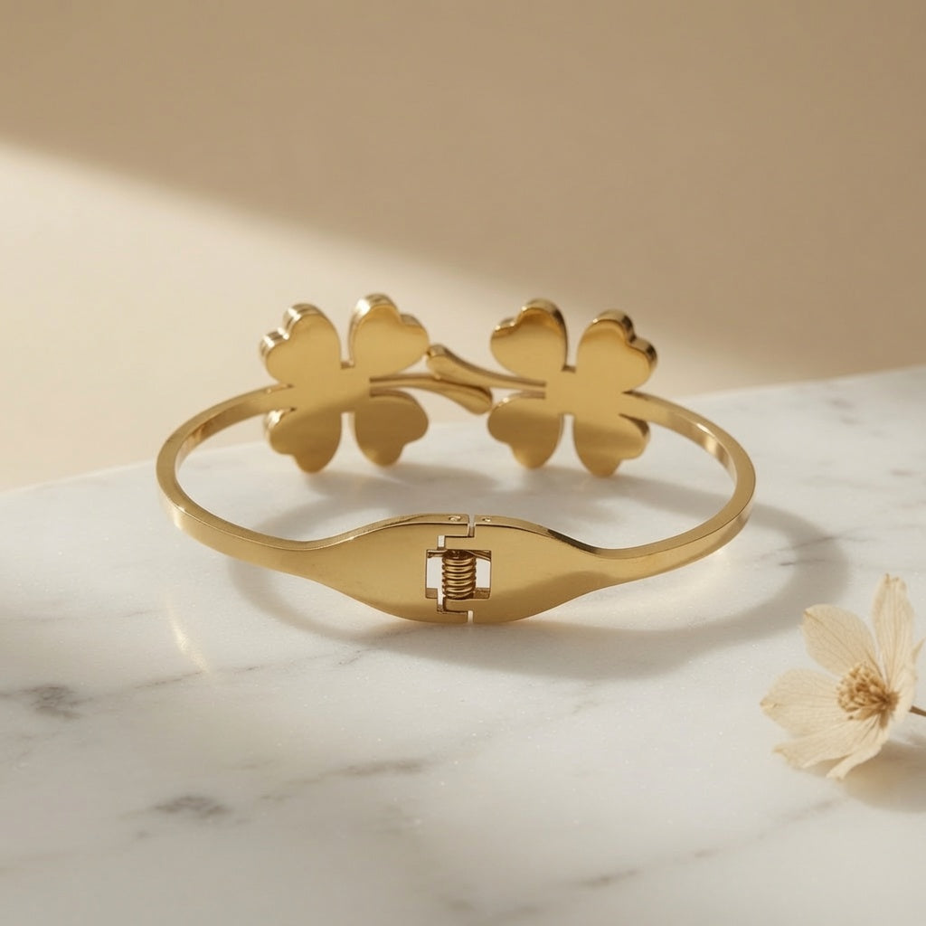 Double Clover Bangle