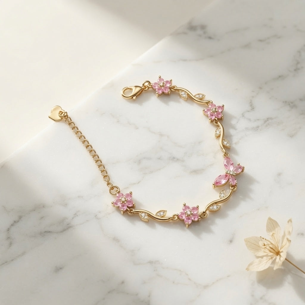 Blossom Bracelet - Pink