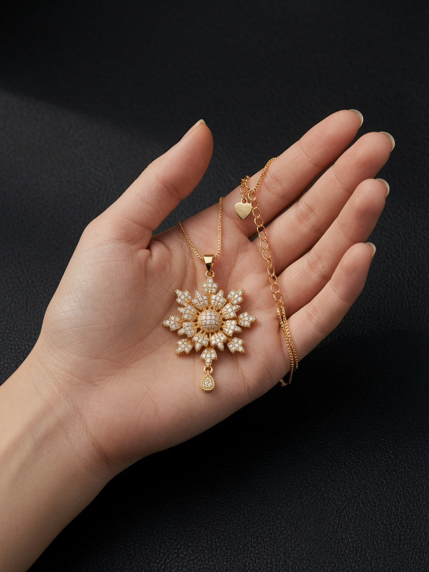 Snowflake Pendant Necklace