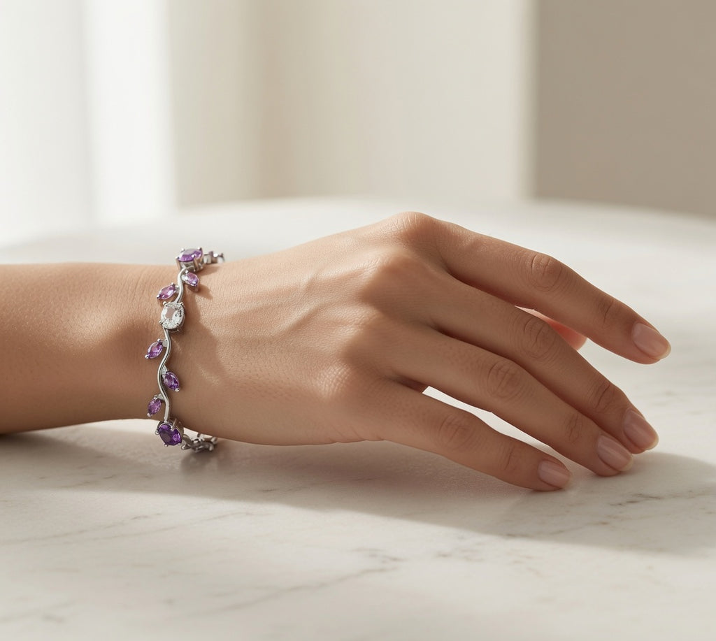 Tulip Bracelet - Silver (Multicolor)