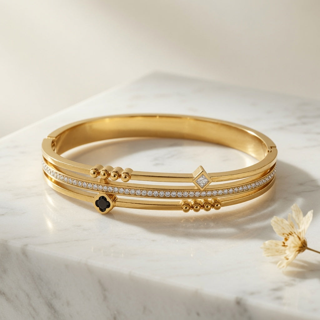 Charm Trio Bangle