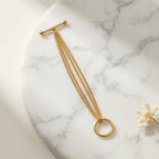 Multi-Strand Toggle Bracelet