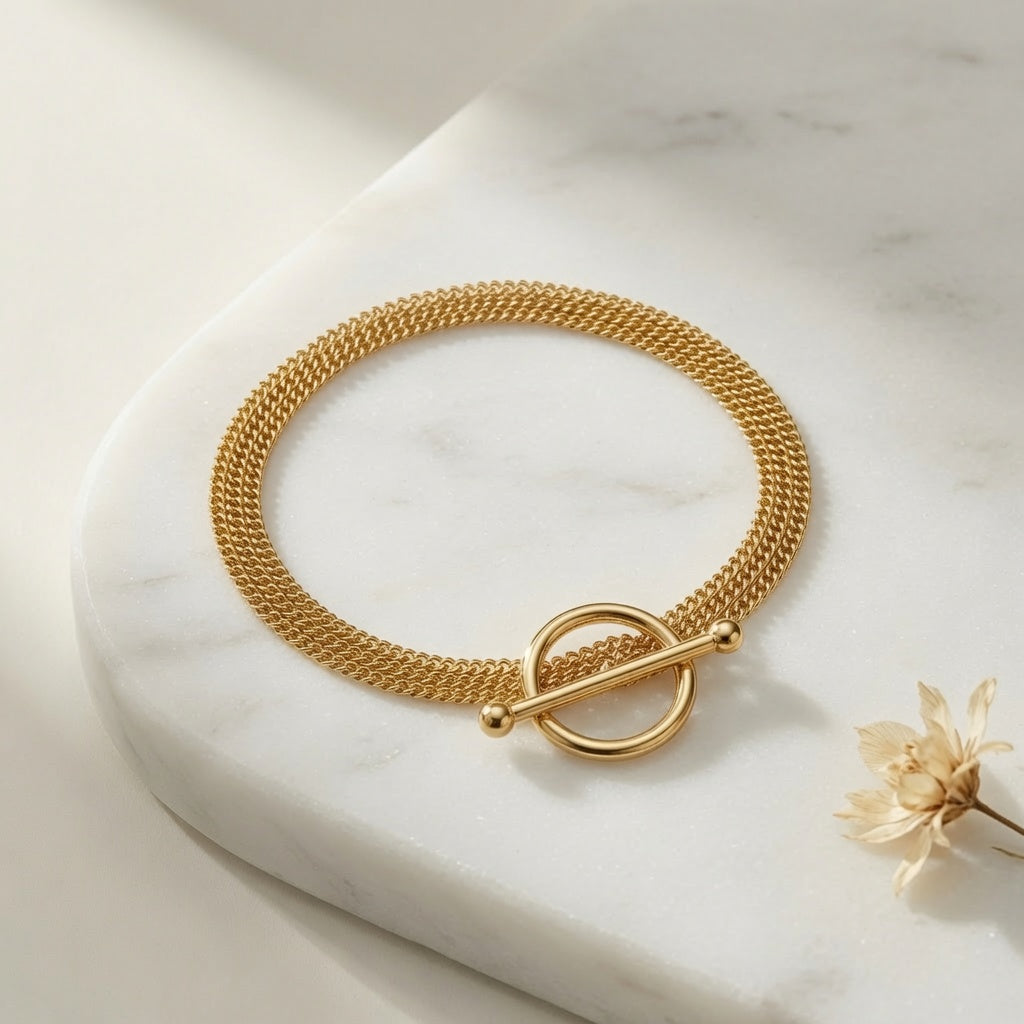 Multi-Strand Toggle Bracelet