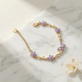 Blossom Bracelet - Purple