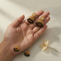 Kashmiri Jhumka - Gold (Black)